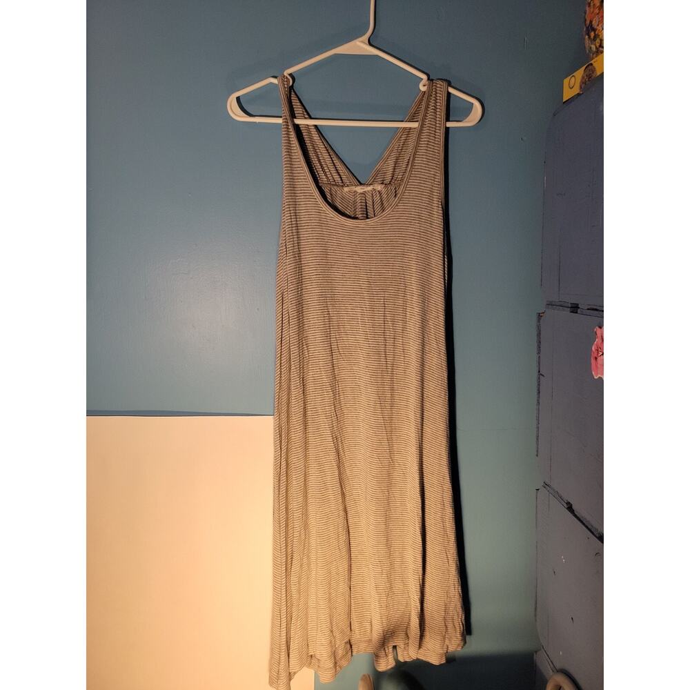 Workshop Womens Gray Sleeveless Dress Size L